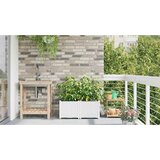  Vrtna saksija 2 pcs Bijeli 80 x 40 x 37,5 cm Plastika | shoptok.hr