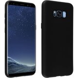 AVIZAR Poltrda silikonska zašcitna torbica z mehkim zakljuckom na dotik - crna str. Samsung Galaxy S8 Plus, (20600260) | Shoptok.si