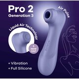 Satisfyer Pro 2 Generation 3 with Liquid Air Technology Lilac cene