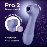 Satisfyer Vibrator SATISFYER Pro 2 Generation 3 with Liquid Air Lilac Cene
