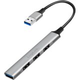 Logilink HUB 3.0, 4 x USB-A, ultra slim, aluminimum, siva ( 6583 ) Cene