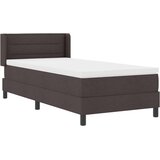 Krevet s opruga kutije Tamno smeđa 200 x 90 cm tkanina | Eponuda.ba