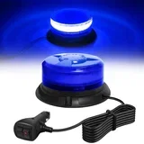 modra LED opozorilna luč z magnetom 12 V
