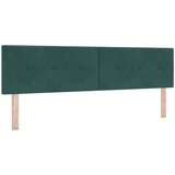 vidaXL Naslon za glavo z gumbi, temno zelena, 180 cm, pliš, (22048663) Cene