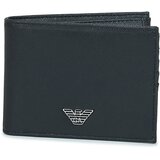 Emporio Armani Denarnica BI-FOLD W/COIN POCKET REGENER. - BI-FOLD WALLET Črna Cene