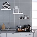  Set od 3 zidne police SHELFY, bele | Eponuda.com