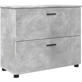 vidaXL Kupaonski ormar Beton siva 76.5 x 35 x 64 cm Konstruirano drvo | shoptok.hr