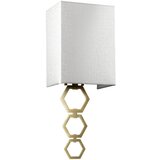 Elstead Lighting Elstead Stenska svetilka Ria z 1 majhno lučko, starana medenina, senčnik iz umetne svile v slonokoščeni barvi, (22099009) | Shoptok.si