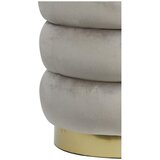 Light & Living Svetlo siv žameten tabure Kimi – | Shoptok.si