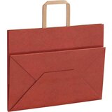  Papirnate vrećice 50 kom s ručkama crvene 32x17x25 cm | shoptok.hr