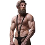 Fetish Submissive Attitude Body Eco Leather Cene