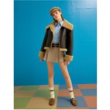 Koton Pleated Mini Skirt Checked Double Belt Detailed | Shoptok.si
