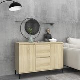 vidaXL Komoda boja hrasta sonome 104 x 35 x 70 cm od iverice Cijene