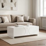  Stolić za kavu Bijela 102 x 50,5 x 35 cm Konstruirano drvo Cijene