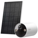 Tp-link tapo c410 kit wifi 2k 3mp zunanja brezžična baterijska solarni panel bela nadzorna kamera | Shoptok.si