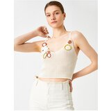 Koton Crop Singlets With Knit Detail Straps. | Shoptok.si