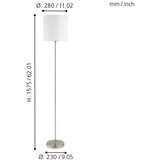 Eglo pasteri podna/1, e27, v 1510, nikl-mat/bela | Eponuda.com