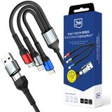 3mk HYPER KABEL N-SERIJE 6 V 1 ZA LIGHTNING USB C 1,2 M QC 3.0 NAPAJALNIK, (5000259859) Cene