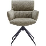 Dieter Knoll NASLANJAČ, kovina, tekstil barve kapučina | Shoptok.si