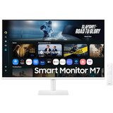 Samsung Monitor 32 M70F Smart M7, VA, 3840x2160, 2x HDMI, USB-C, Wi-Fi, BT, bel (LS32FM703UUXDU) - - 32 - Bel - 716,1 x 517,0 x 193,5 mm - 6,5 kg - 24 - F - Avtera | Shoptok.si