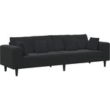 SOFA Crna 250 x 77 x 76 cm Baršun | shoptok.hr