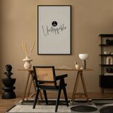  Slika - I Am Unstoppable (1 Part) Vertical 60x90 U crnom drvenom okviru | shoptok.hr