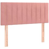 Box spring postelja z vzmetnico roza 90x200 cm žamet, (20896762) | Shoptok.si
