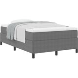 vidaXL Krevet Svjetlosiva 120x190 cm Čordska Tkanina | shoptok.hr
