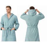 Dormeo Pamučni muslin kućni ogrtač tirkizne boje S/M | shoptok.hr