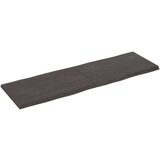 Stolna Mizna plošča temno siva 160x50x4 cm obdelana trdna hrastovina, (20818047) | Shoptok.si