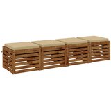  Jastučići za sjedenje SOEST 4 kom. 100% poliester Bež | shoptok.hr