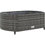  4-dijelni set vrtnih sofa od poliratana s jastucima sivi | shoptok.hr