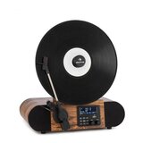 Auna Verticalo SE DAB, retro gramofon, DAB+, FM tuner, USB, BT, AUX, les cene