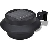  Set vanjskih solarnih svjetiljki 6 kom svjetlo za ogradu/oluke crni | Eponuda.ba