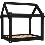  Krevet za pse crni 71 x 55 x 70 cm od masivne borovine | shoptok.hr