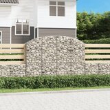  Gabionska košara s lukom 200x30x140/160 cm pocinčano željezo Cijene