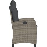  3-dijelni bistro set od poliratana s jastucima sivi | shoptok.hr