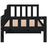  Dnevni ležaj crni 80 x 200 cm od masivne borovine | shoptok.hr