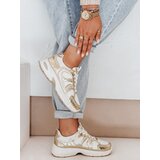 DStreet Sneakersy damskie na płaskiej podeszwie GLISSWALK beżowe ZY0616 | Shoptok.si