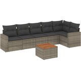  7-dijelni set vrtnih sofa sivi od poliratana | shoptok.hr