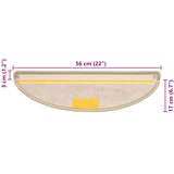  Samoljepljivi otirači za stube 30 kom 56x17x3 cm svjetlosivi | shoptok.hr
