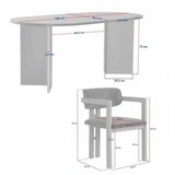 Hanah home trpezarijski set, 7 dijelova, zeleni Slike