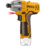 INGCO TOOLS Izvijač udarni aku 12V 6.35mm 2x1.5Ah bez punjača s kutijom i nastavcima CIRLI12015 | Eponuda.ba