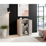 Boxxx komoda, bela, hrast sonoma | Shoptok.si