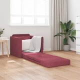 Krevet na razvlačenje Vinska crvena 74 x 77 x 81 cm tkanina | Eponuda.com