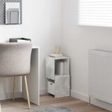  Kutni ormarić Betonski sivi 25,5x25x55cm Konstruirano drvo | shoptok.hr