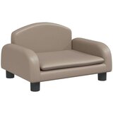  Krevet za pse boja cappuccina 50 x 40 x 30 cm od umjetne kože | shoptok.hr