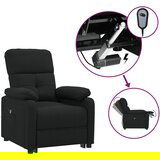 Maison Chic Električni naslanjač - Relax naslanjač črno blago, (22062012) | Shoptok.si
