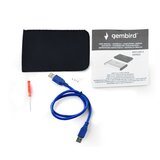Gembird EE2-U3S-2 USB 3.0 externo kućište za 2.5'' SATA hard diskove, aluminium, crni | ePonuda.com
