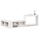 Noćni ormarić s radnim stolom Bijeli 232x122x75 cm Masivno drvo Bor | Eponuda.com